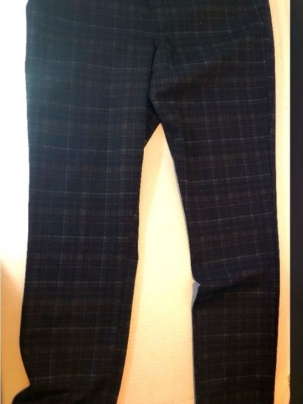 Ricki’s Size 8 Pant Lot (2 Pair) Slant Pocket Slim Pink & Plaid - Picture 4 of 10